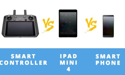 DJI SMART CONTROLLER vs IPAD MINI 4 vs SMARTPHONE