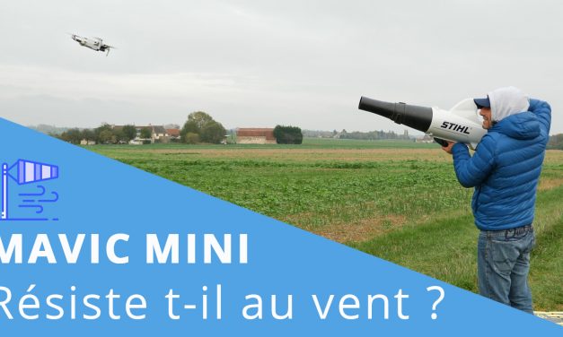 DJI Mavic MINI : Test de résistance au vent.