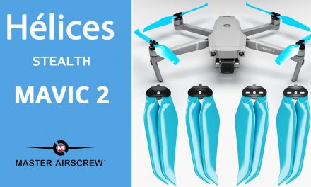 HÉLICES FAIBLE BRUIT pour MAVIC 2 (Pro/Zoom/Enterprise): Master Airscrew – Stealth