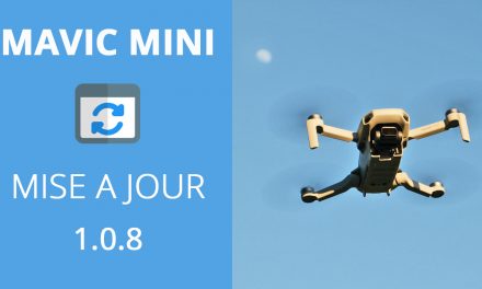 MAVIC MINI : MISE A JOUR 1.0.8 (Alertes vent fort + Balance des blancs).