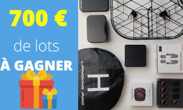 700€ d’accessoires drone et caméra à gagner