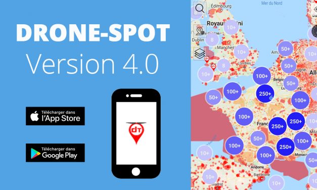 Où faire voler son drone : Drone-Spot, l’application mobile version 4.0