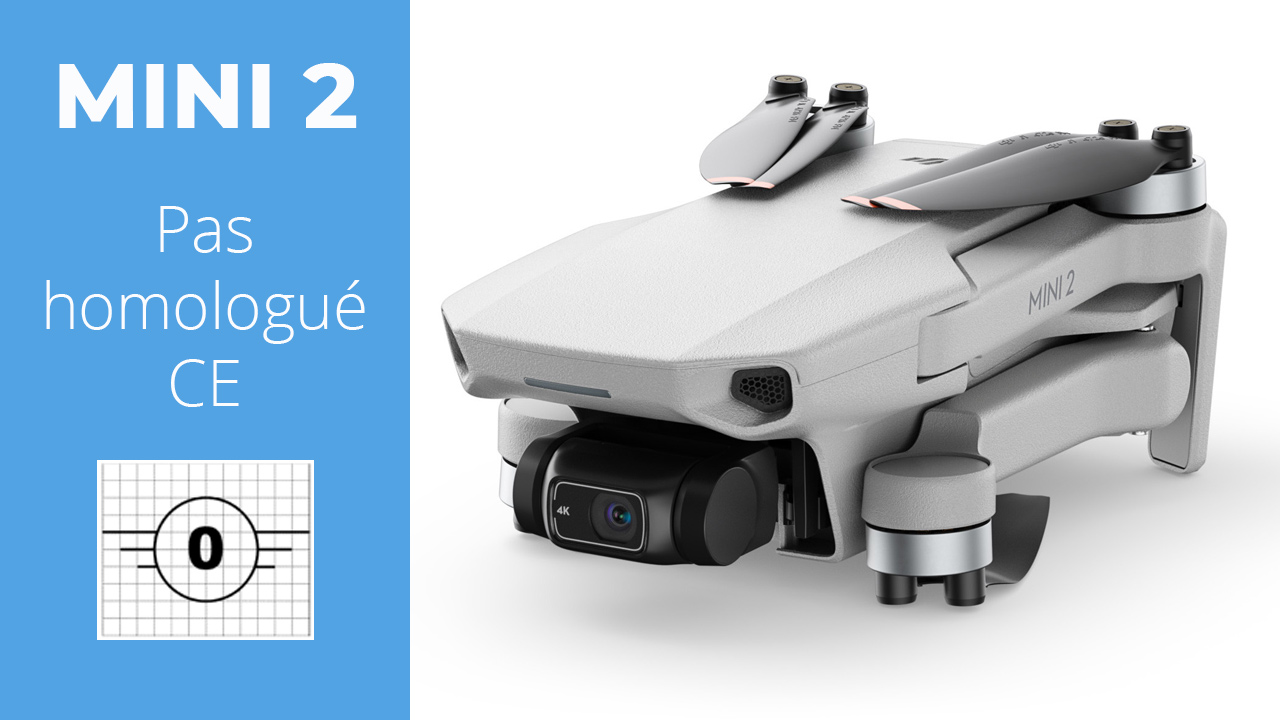 DJI MINI 2 Le drone de moins de 250 grammes qui filme en 4k
