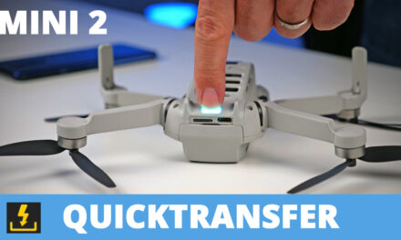 DJI MINI 2 : QUICKTRANSFER pour transférer rapidement vos vidéos sur smartphone