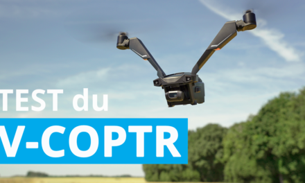 Test complet du drone V-COPTR Falcon à deux rotors de Zerozero Robotics