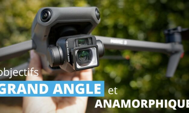Objectif GRAND ANGLE et ANAMORPHIQUE pour le MAVIC 3 (Pack complet FREEWELL)