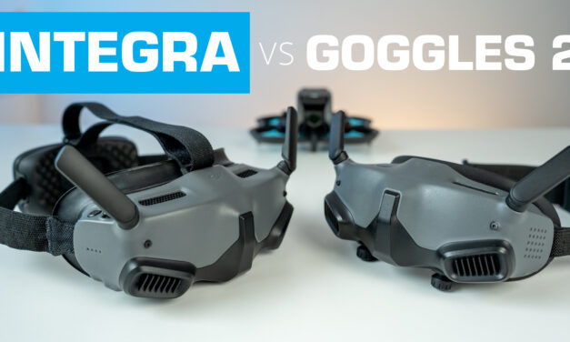 Comparatif DJI GOGGLES INTEGRA vs DJI GOGGLES 2 pour le drone FPV