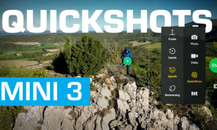 DJI MINI 3 : TUTO modes QUICKSHOTS