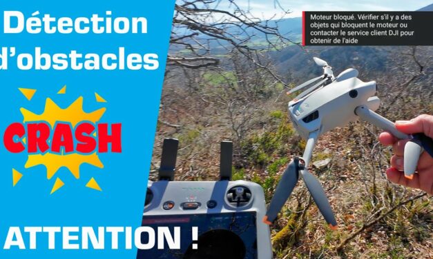 La DÉTECTION D’OBSTACLES des drones DJI, attention aux crashs !