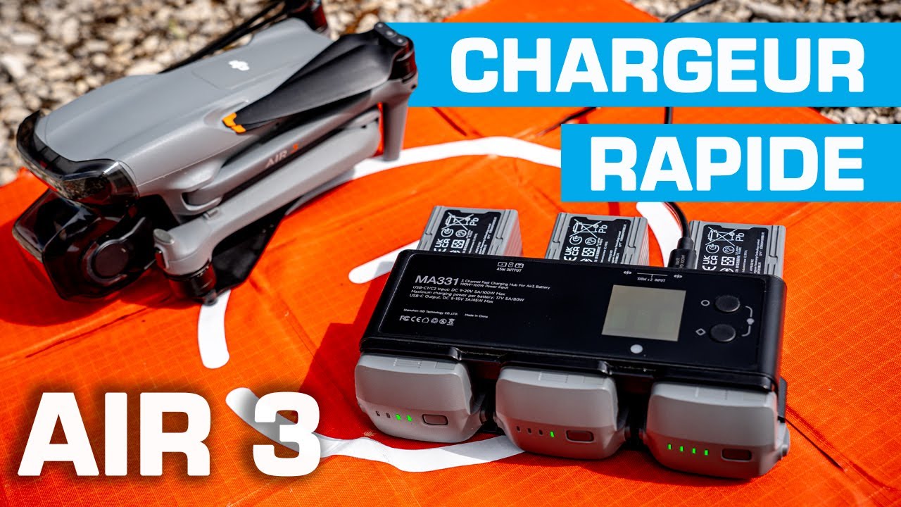Chargeur USB 100W Bidirectionnel Pour Batterie DJI Mavic 4 Pro - Charge Rapide Et Mode Stockage - Peut Aussi Servir De Power Bank