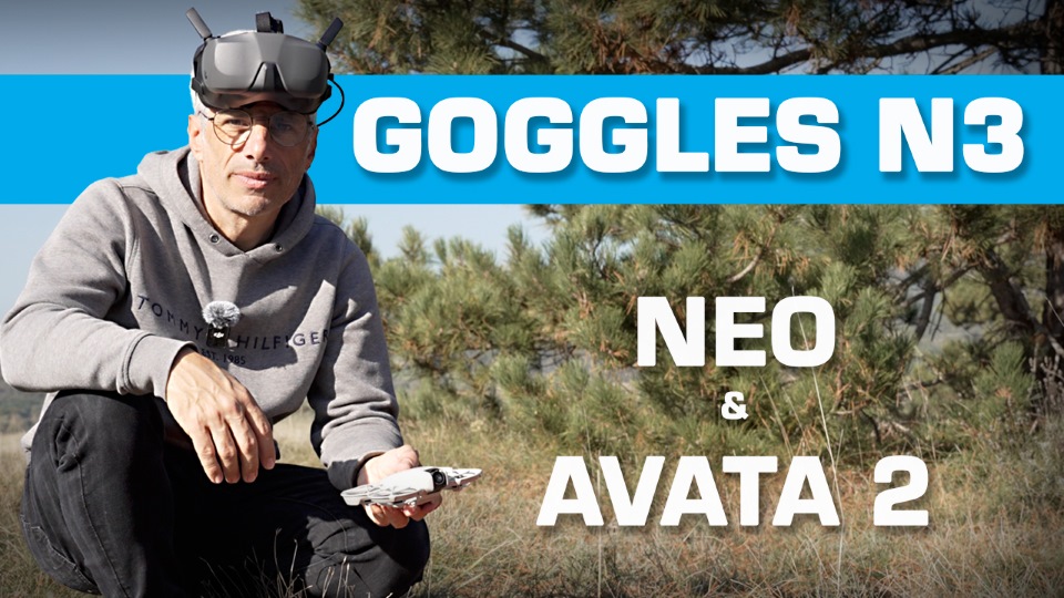 DJI Goggles N3 FPV Goggles For DJI Neo & Avata 2 Drones - 1080p 60Hz