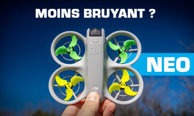 Le drone DJI NEO peut-il être moins bruyant ? Test des hélices Master Airscrew