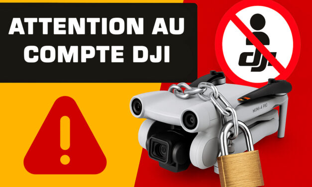 DRONES DJI D’OCCASION : ATTENTION à la liaison du compte utilisateur