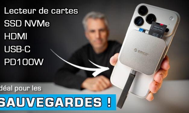DRONE et VIDÉO : Comment Sauvegarder facilement avec le MG7 Magnetic SSD ORICO